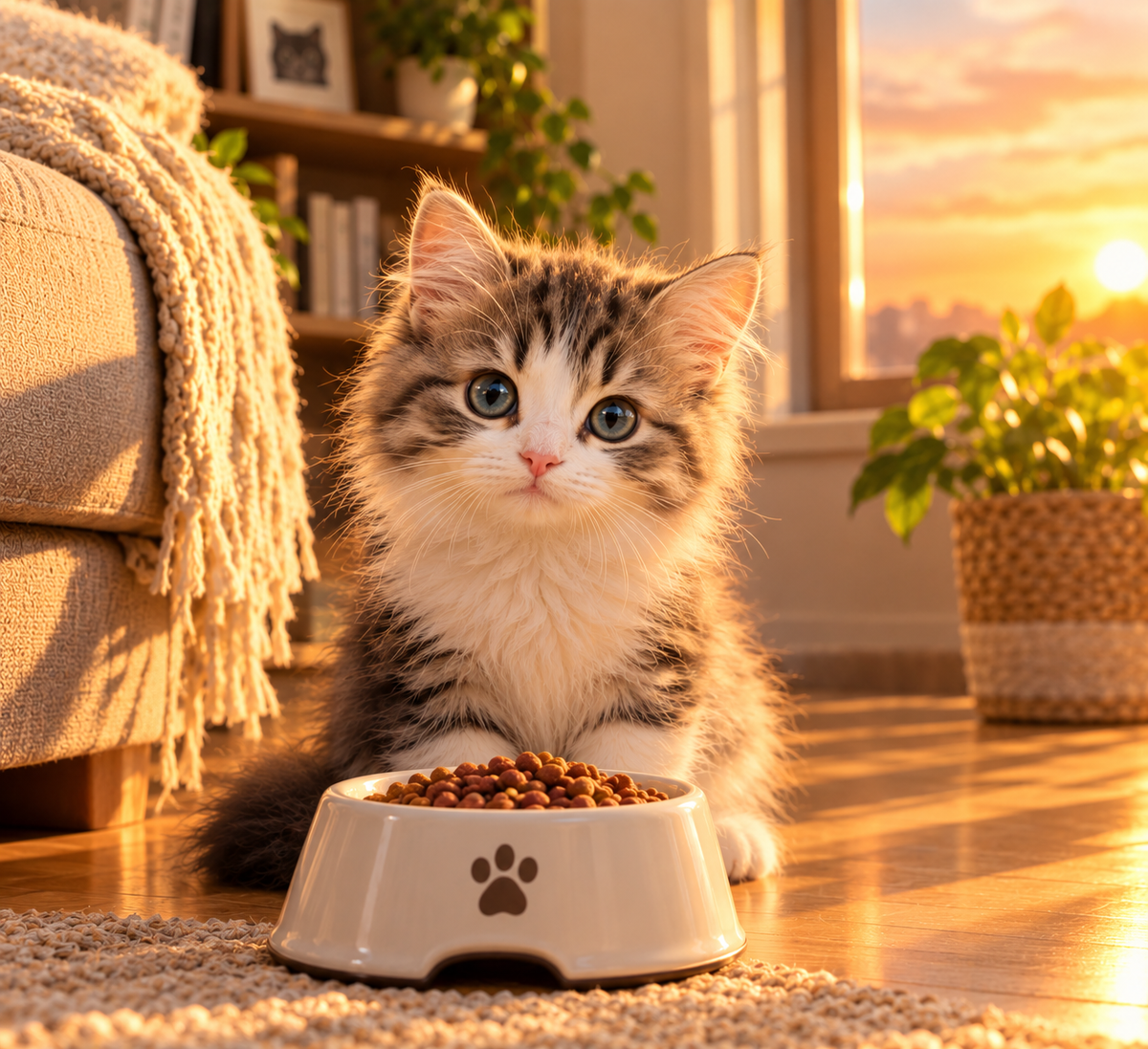 Kitten food